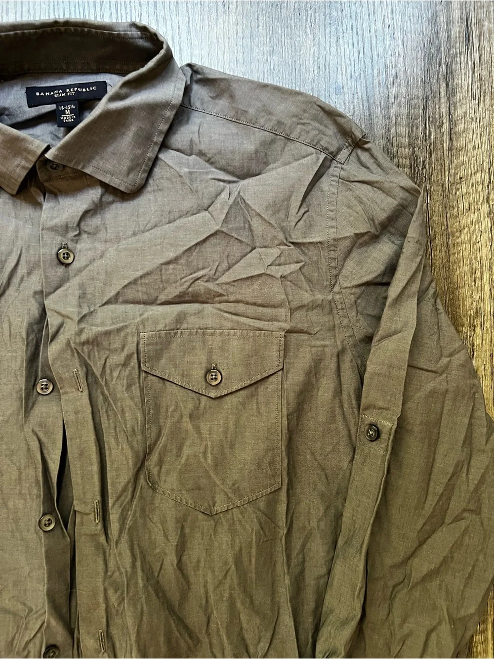 Button up slim fit